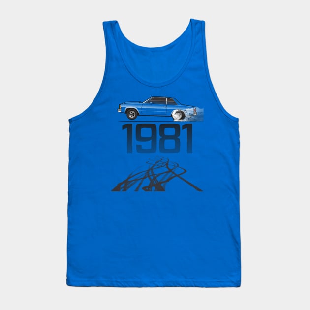 Multi-Color Body Option Apparel 1981 Tank Top by JRCustoms44